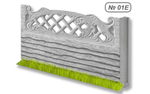 Бетонное ограждение № 01Е