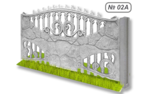 Бетонное ограждение № 02А