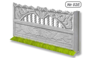Бетонное ограждение № 02Е