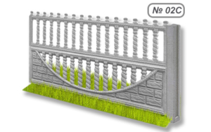 Бетонное ограждение № 02С