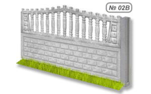 Бетонное ограждение № 02В