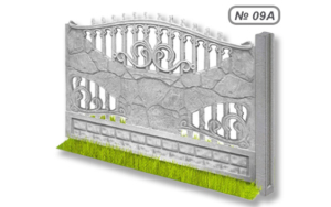 Бетонна огорожа № 09А