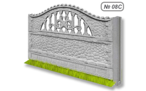 Бетонна огорожа № 08С