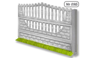 Бетонна огорожа № 09Б