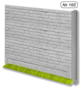 Бетонна огорожа № 16Е