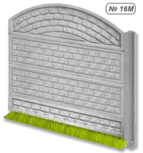 Бетонна огорожа № 16М