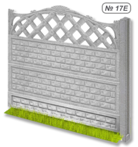Бетонна огорожа № 17Е