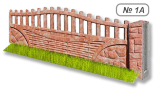 Бетонное ограждение № 1А
