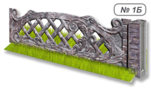 Бетонное ограждение № 1Б