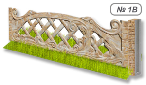 Бетонное ограждение № 1В