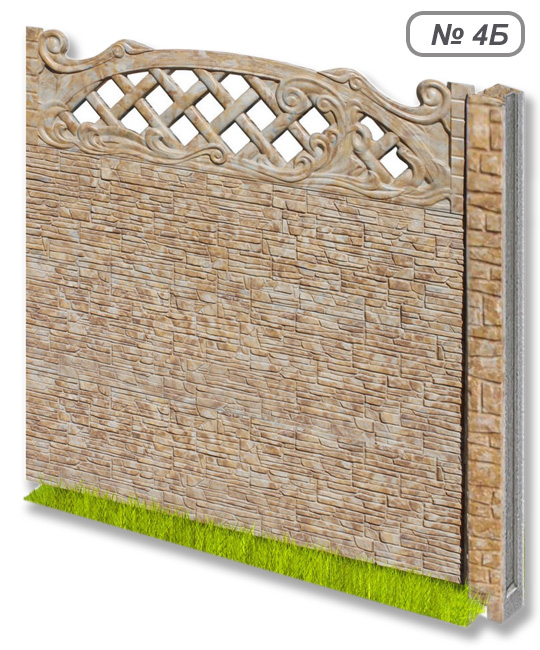 Бетонна огорожа № 4Б