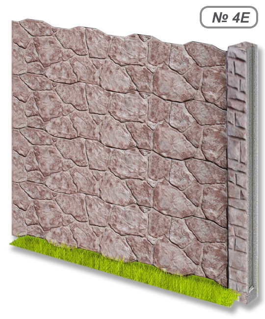 Бетонна огорожа № 4Е