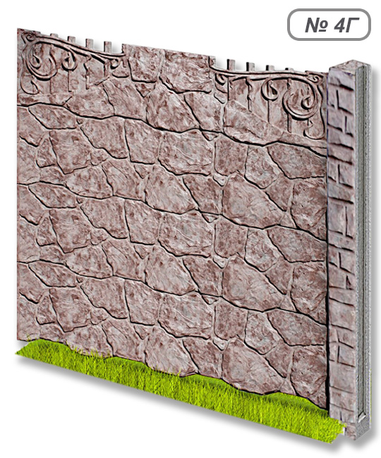 Бетонна огорожа № 4Г