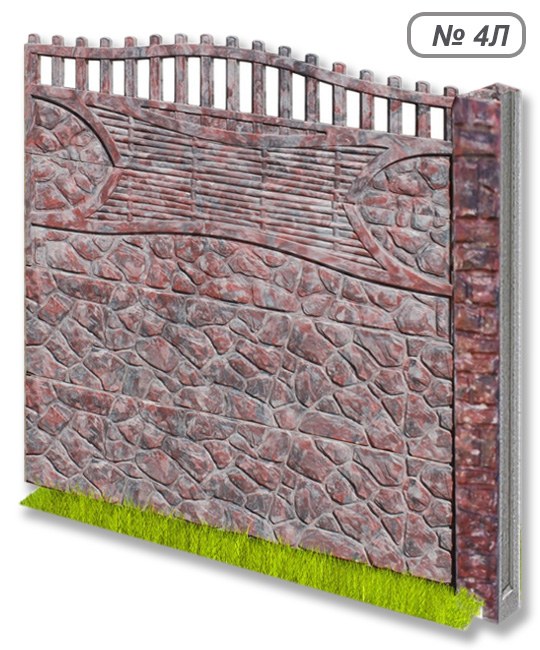 Бетонна огорожа № 4Л