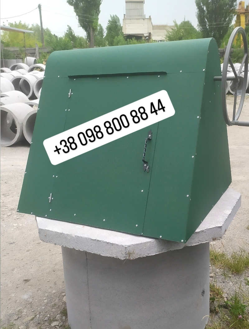 Защитная крыша для колодца АкваДах (зеленый) – накрытие для колодца