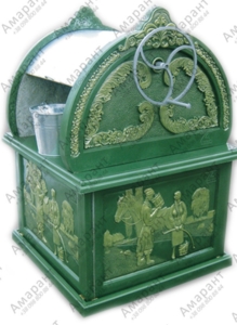 декоративный колодец "Живая Вода" зелёный фото