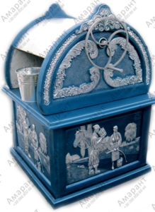 декоративный колодец "Живая Вода" синий фото