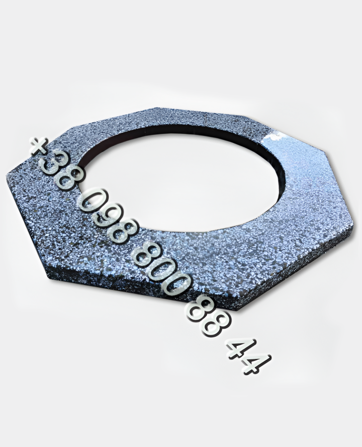 Переходная плита чёрная фото