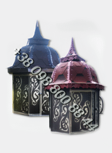 Верх декоративного колодца "Янтарь" фото