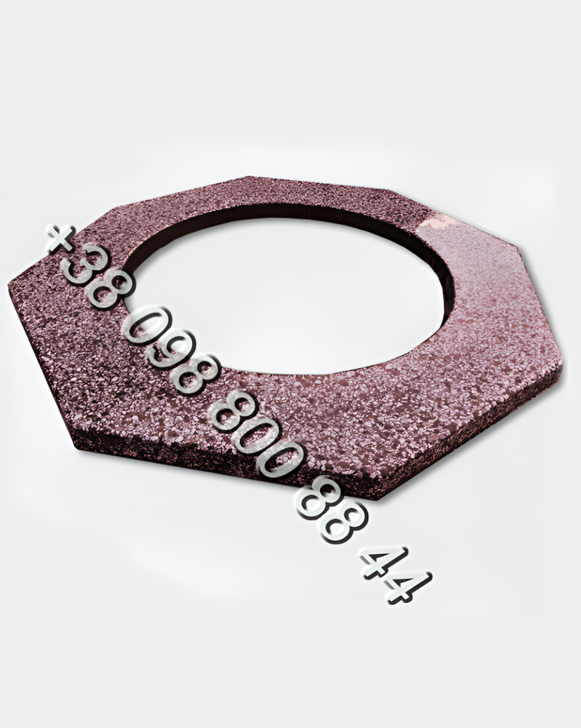 Переходная плита коричневая фото