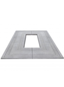 Бетонна плита під надгробок квадратна протисадильна