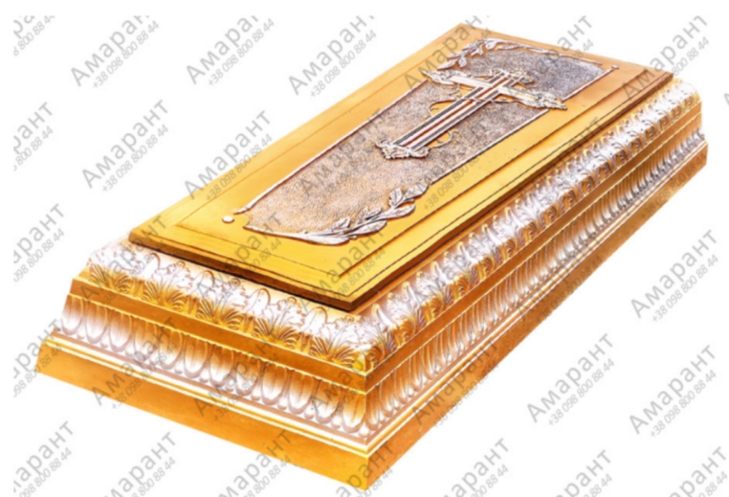 памятник на могилу лавр золото бетон с рельефным крестом фото