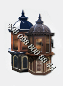 Верх декоративного колодязя «Гранат» фото