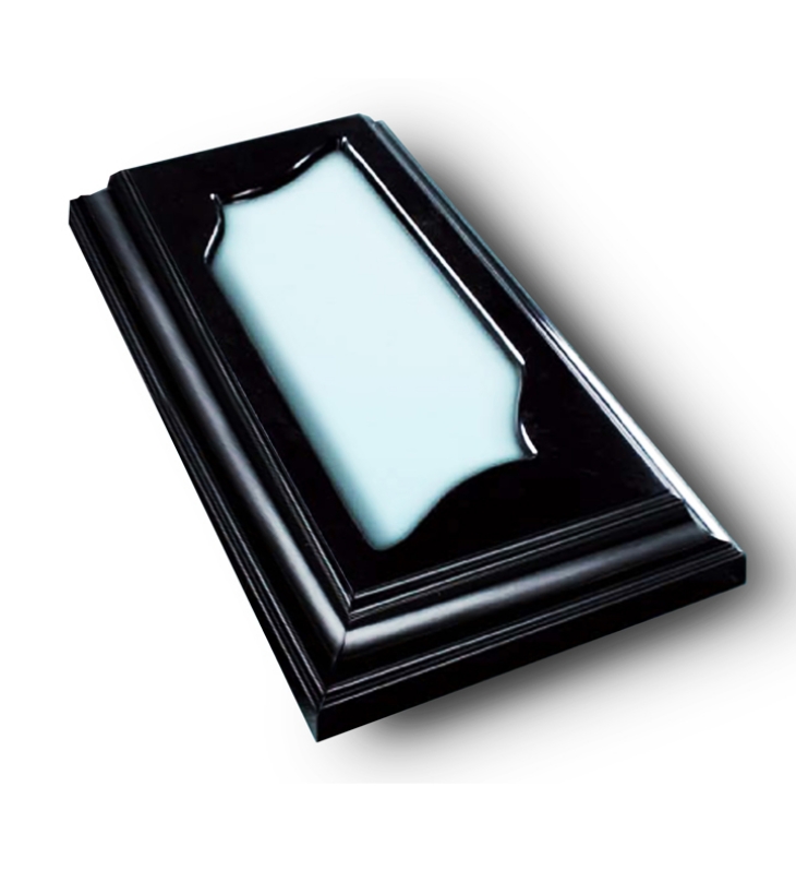 Полимерное надгробие «Фигурное» – декоративная мемориальная плита для погребения