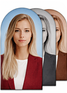 Керамогранітна фотоплитка серце на пам'ятник - портрет у сепії для надгробка