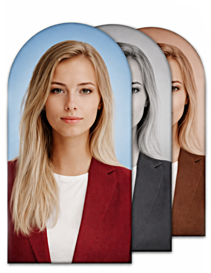 Фото на памятник на керамограните “Портрет девушки”, арочная форма, фотокерамика