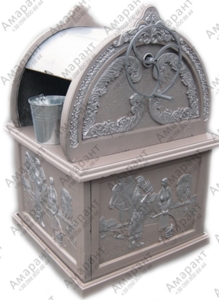 Металева криниця «Жива Вода» перламутр фото